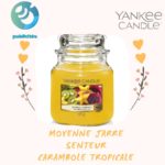yankee candle moyenne jar carambole tropicale