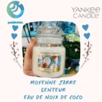 yankee candle moyenne jar eau de noix de coco