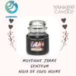 yankee candle moyenne jar noix de coco noire