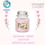 yankee candle moyenne jar reverie au soleil